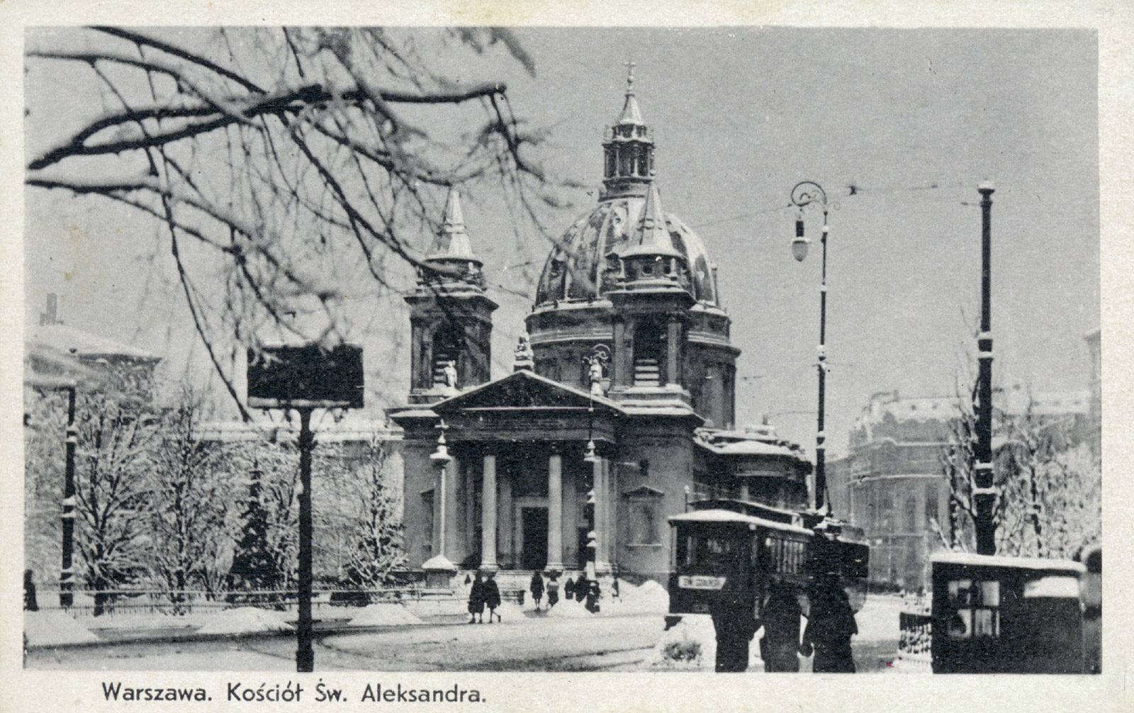 Kościół św. Aleksandra zimą